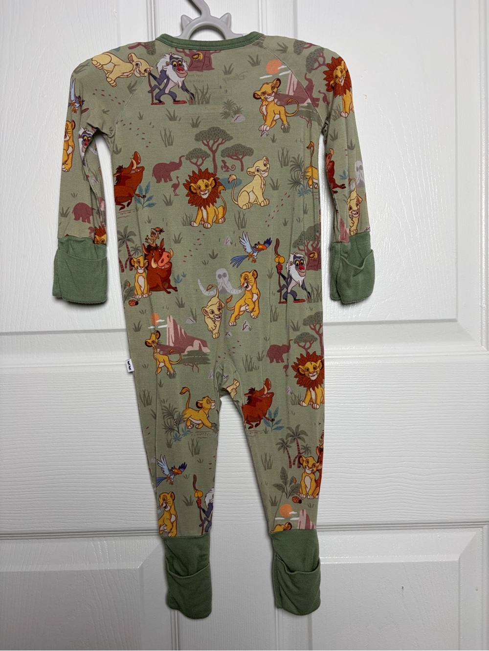 Little Sleepies Disney Lion King Simba Safari Convertible Zippy 3-6M Bamboo - Picture 4 of 5